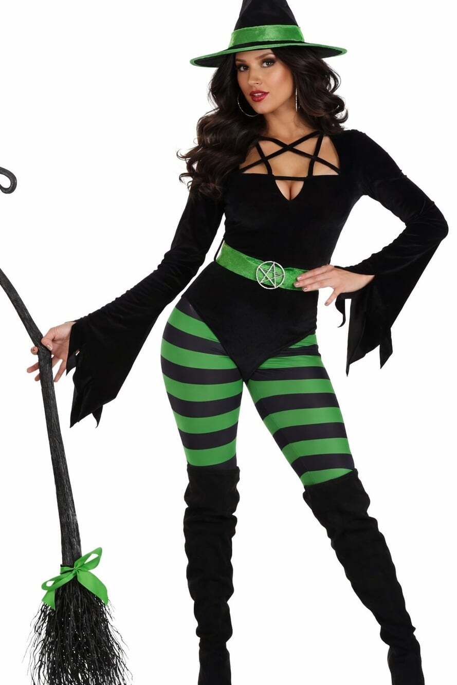 Womens Premium Sexy Halloween Witch Costume Large New NWT Cosplay Adult Sz Large